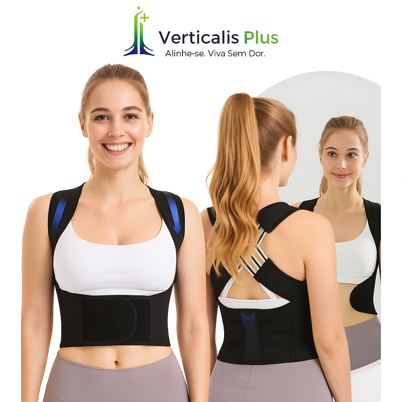 Colete Verticalis Plus – Corrige Postura e Alivia Dores na Coluna