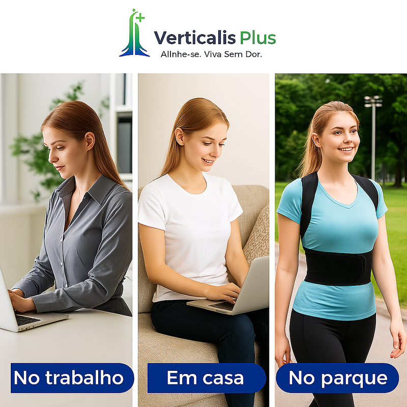 Colete Verticalis Plus – Corrige Postura e Alivia Dores na Coluna