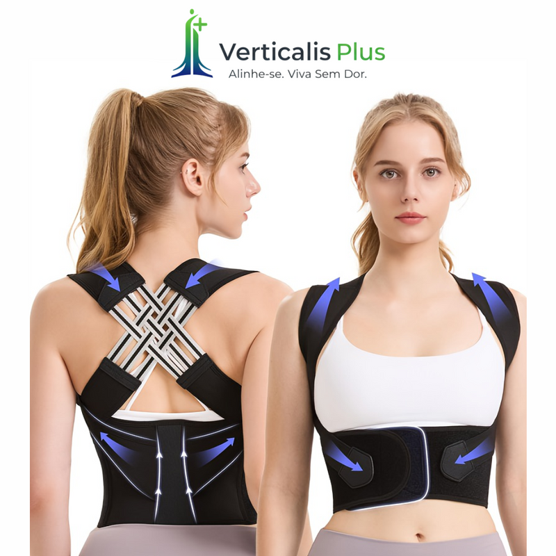 Colete Verticalis Plus – Corrige Postura e Alivia Dores na Coluna