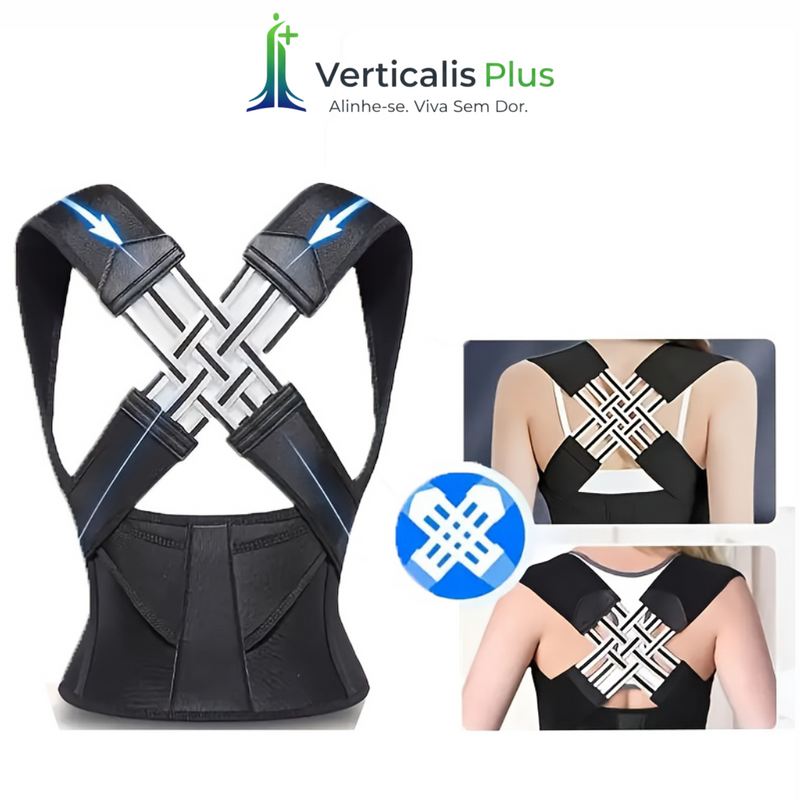 Colete Verticalis Plus – Corrige Postura e Alivia Dores na Coluna