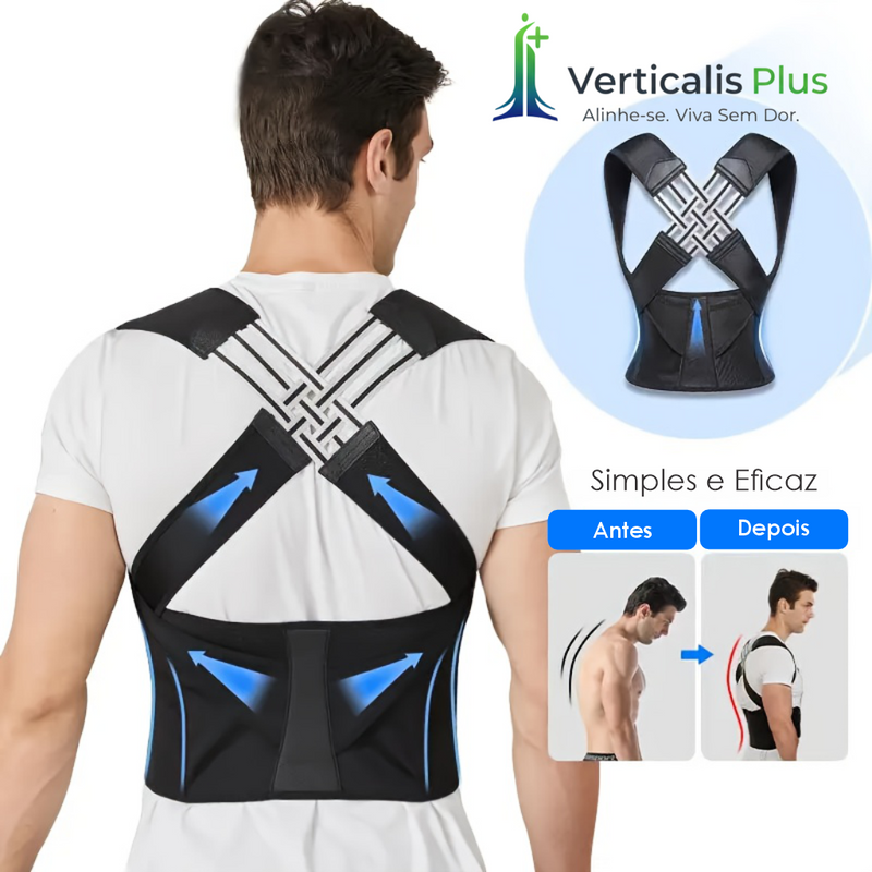 Colete Verticalis Plus – Corrige Postura e Alivia Dores na Coluna