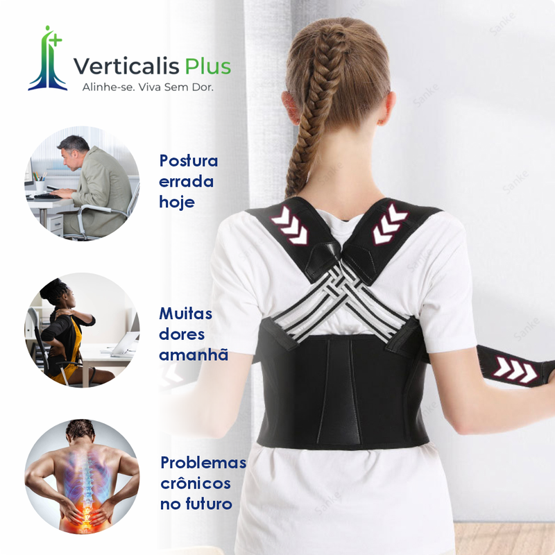 Colete Verticalis Plus – Corrige Postura e Alivia Dores na Coluna